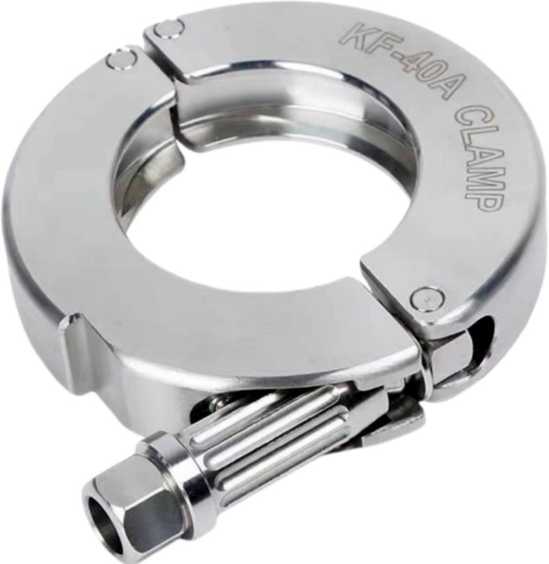 DEKADONS KF40 Flange High Tension Clamps With Lock, NW40 Heavy Machined Vacuum Clamp, 304 Stainless Steel (KF-40) - Image 1